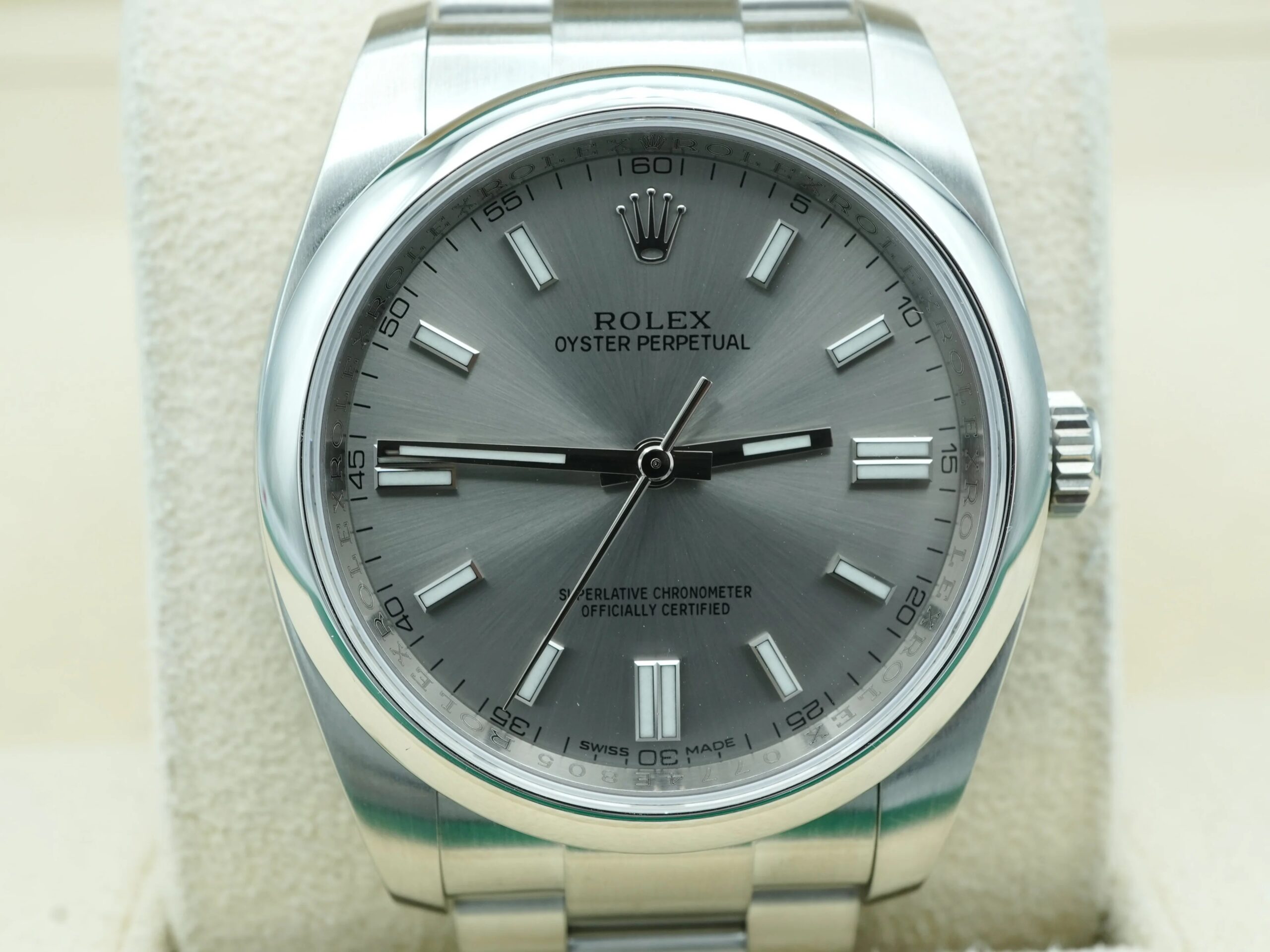 Rolex Oyster Perpetual 36 mm / Silver – Oyster - Imagem 9