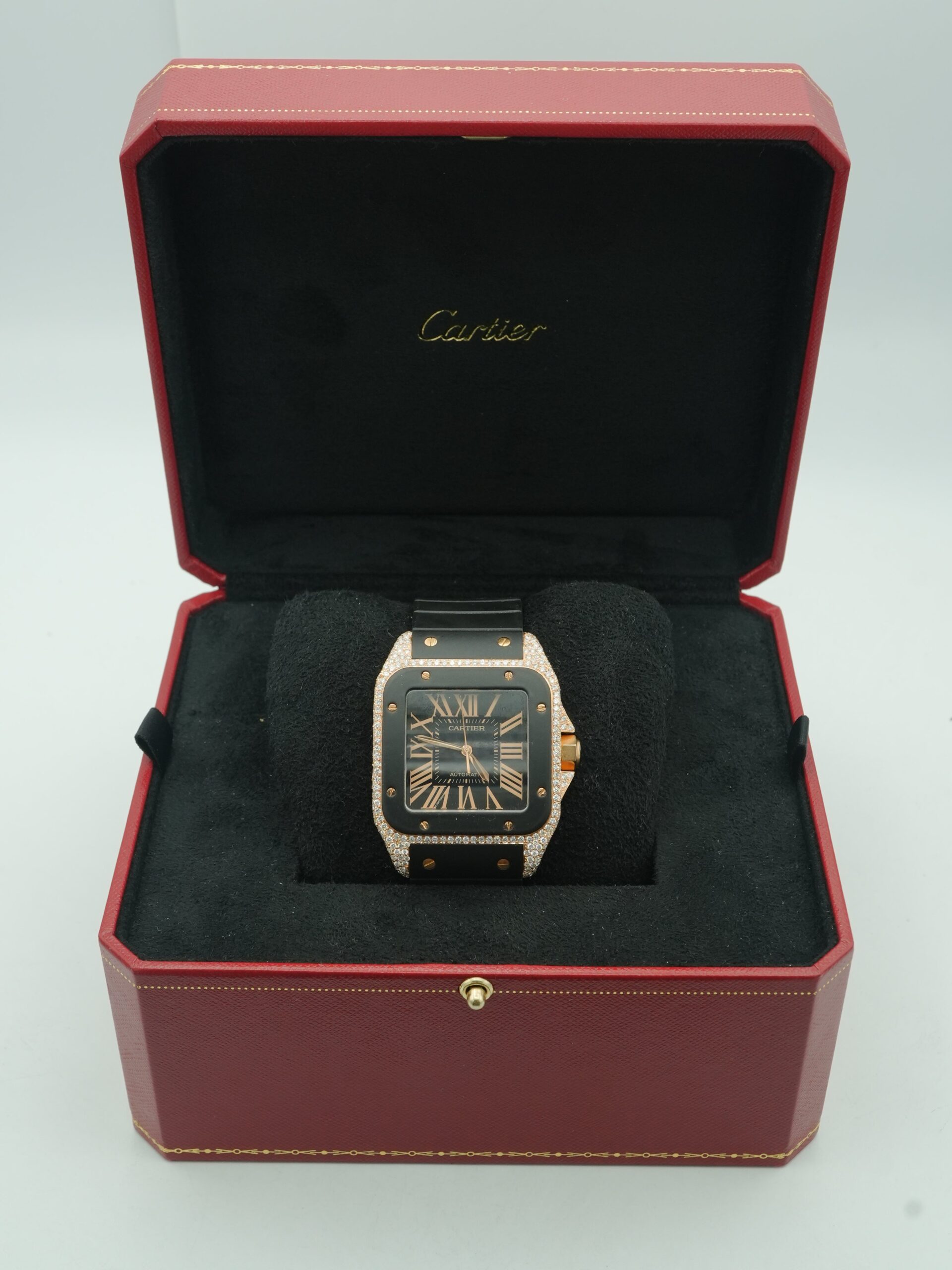 Cartier 41,3 mm Santos 100 Large / Rose Gold - Imagem 2