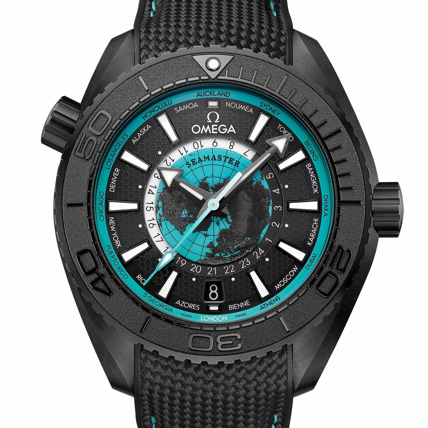 OMEGA Seamaster Planet Ocean 45,5 mm / GMT Worldtimer – Bracelet - Imagem 4