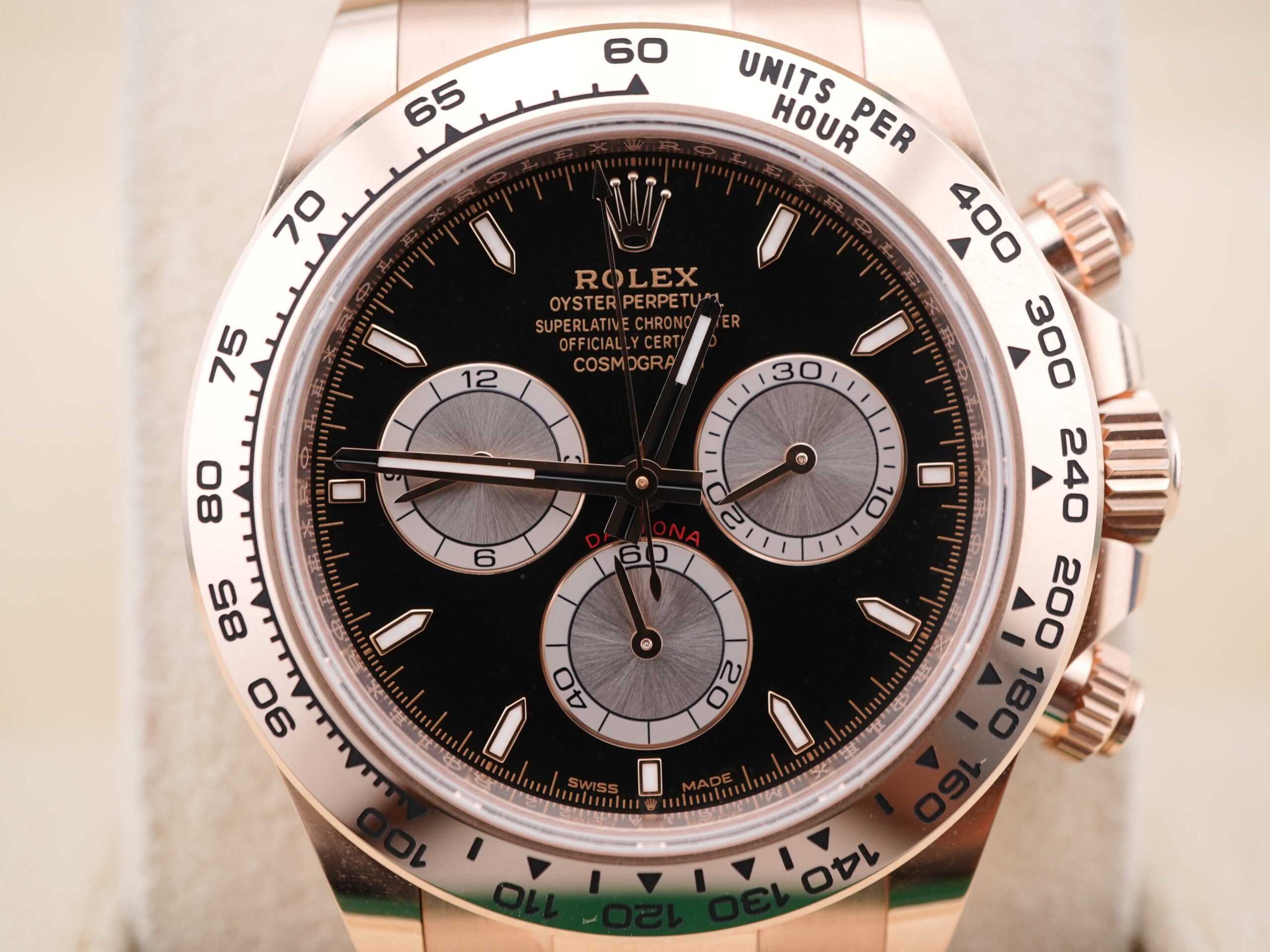 Rolex Cosmograph Daytona 18K Rose Gold Black - Imagem 3