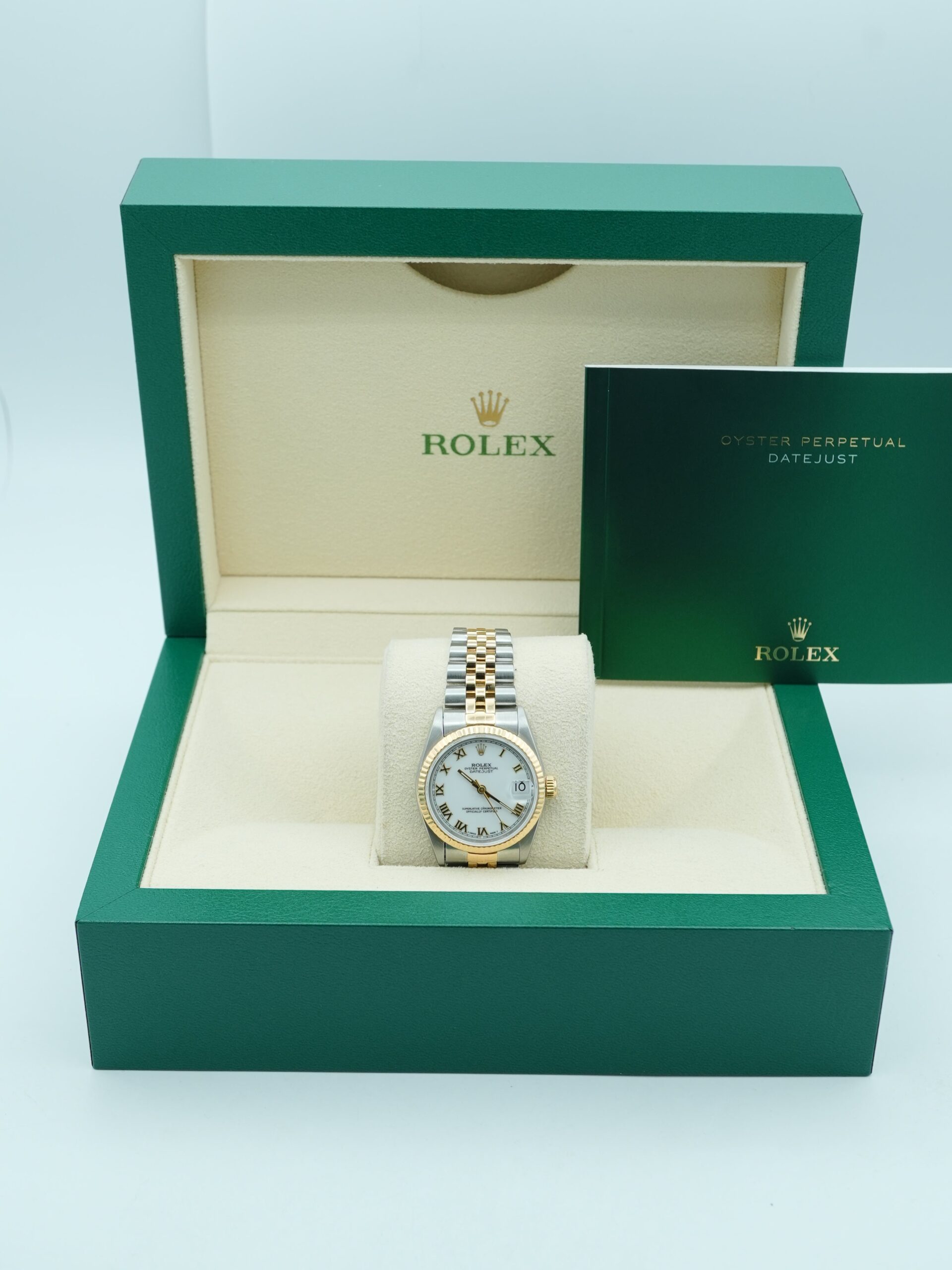 Rolex Datejust 31 mm / White Roman – Jubilee - Imagem 2