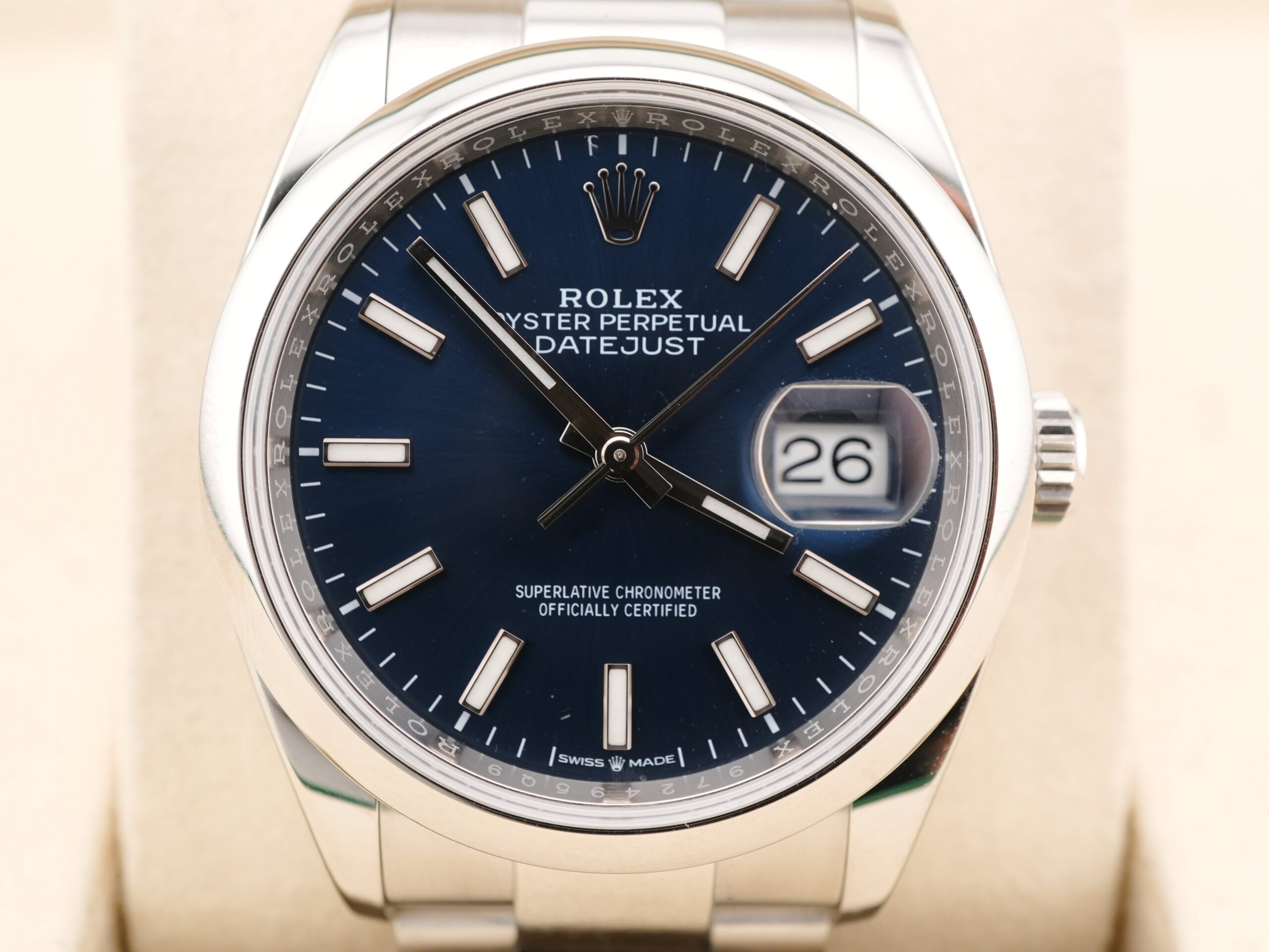 Rolex Datejust 36 mm / Blue – Oyster - Imagem 3
