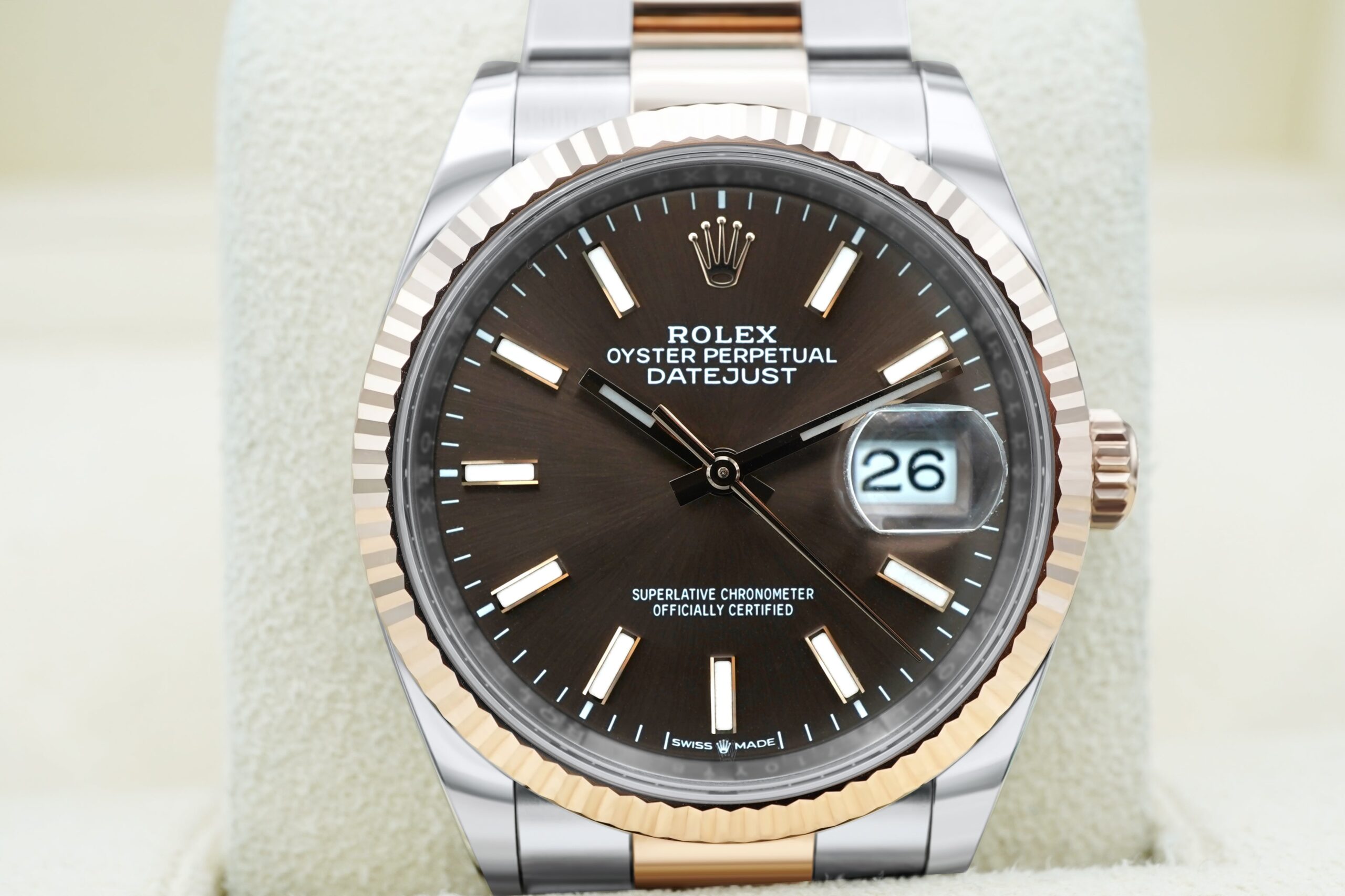 Rolex Datejust 36 mm / Brown – Oyster - Imagem 4