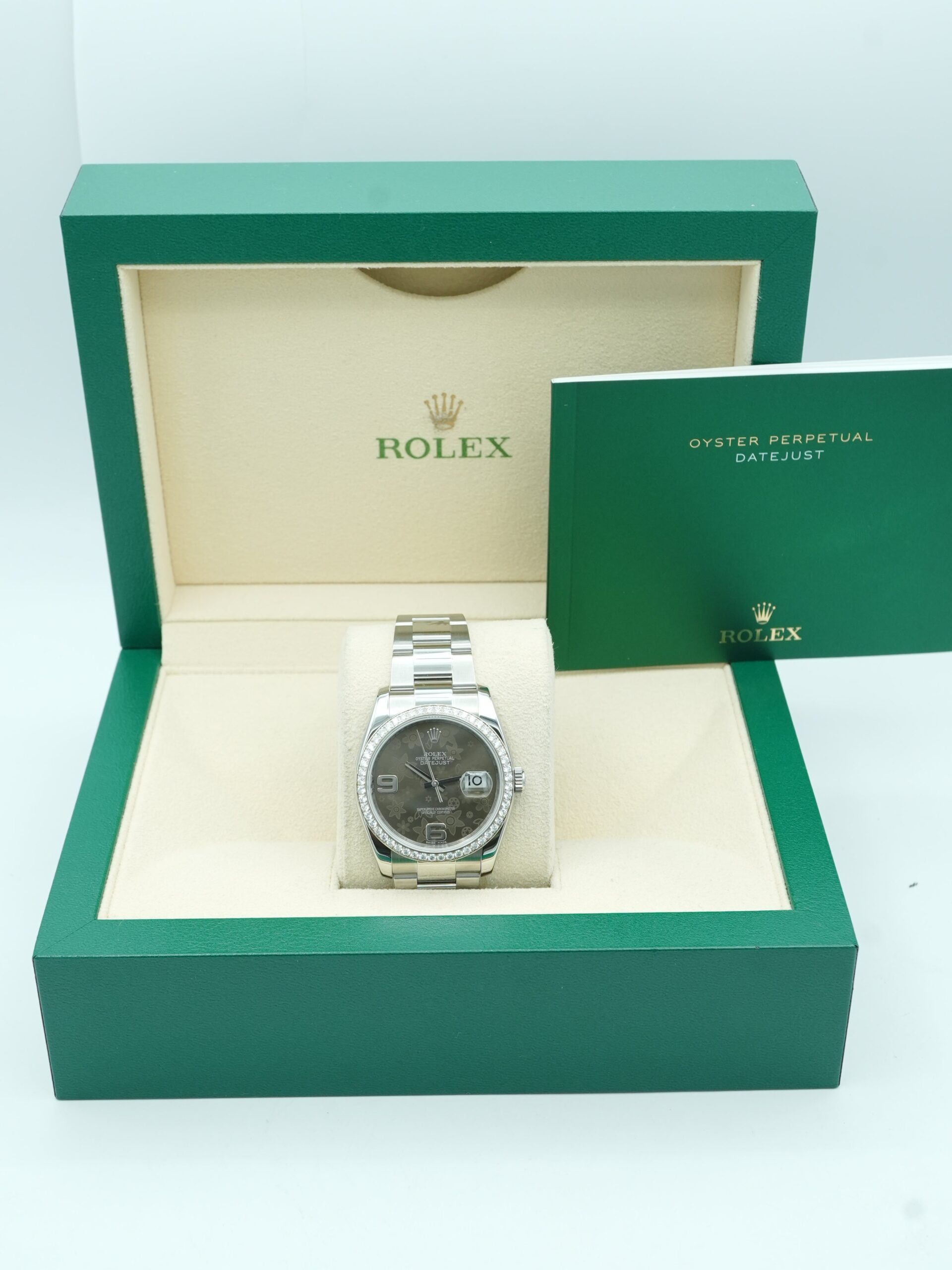 Rolex Datejust 36 mm / Floral Diamond – Oyster - Imagem 2