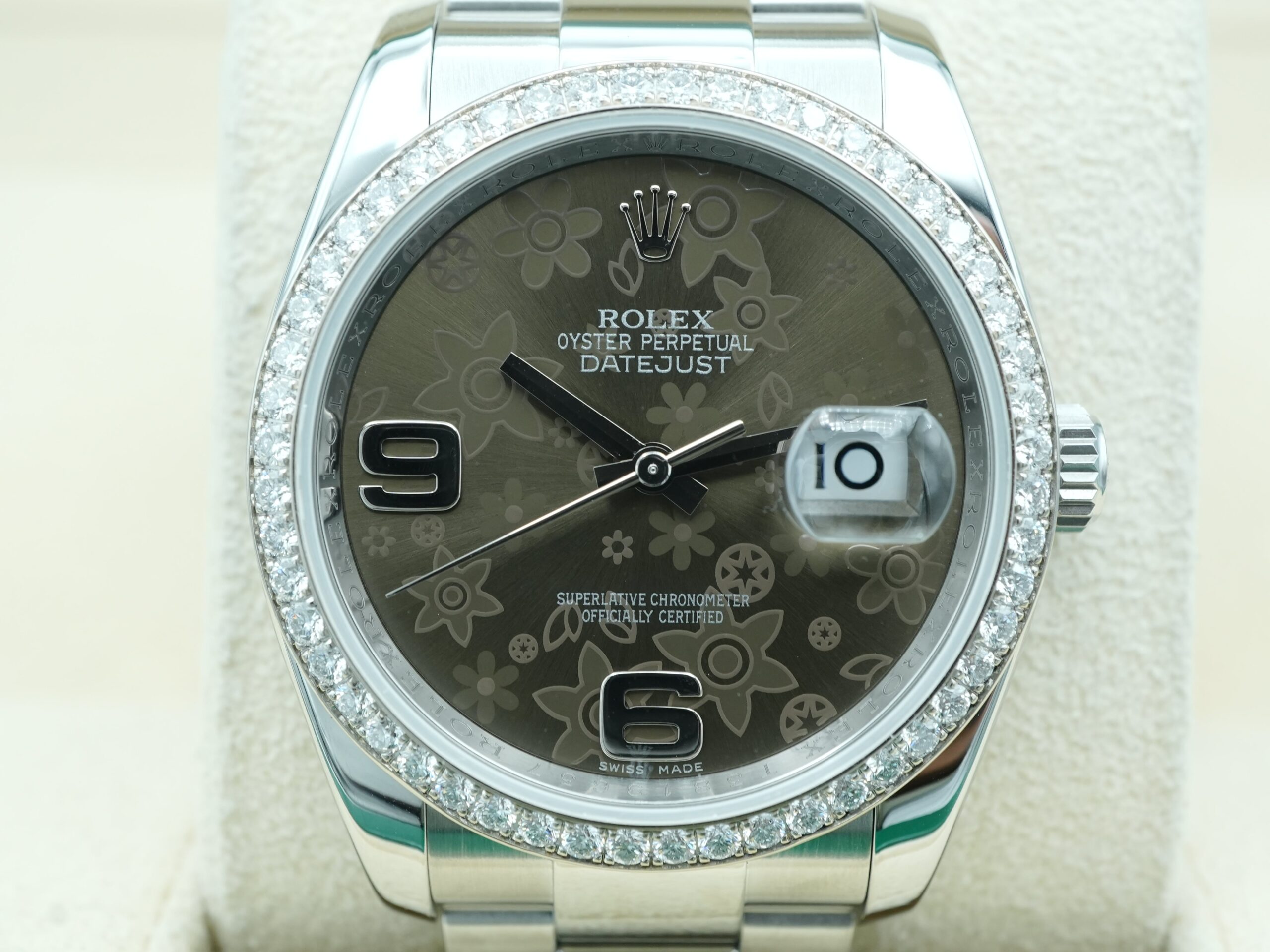 Rolex Datejust 36 mm / Floral Diamond – Oyster - Imagem 3