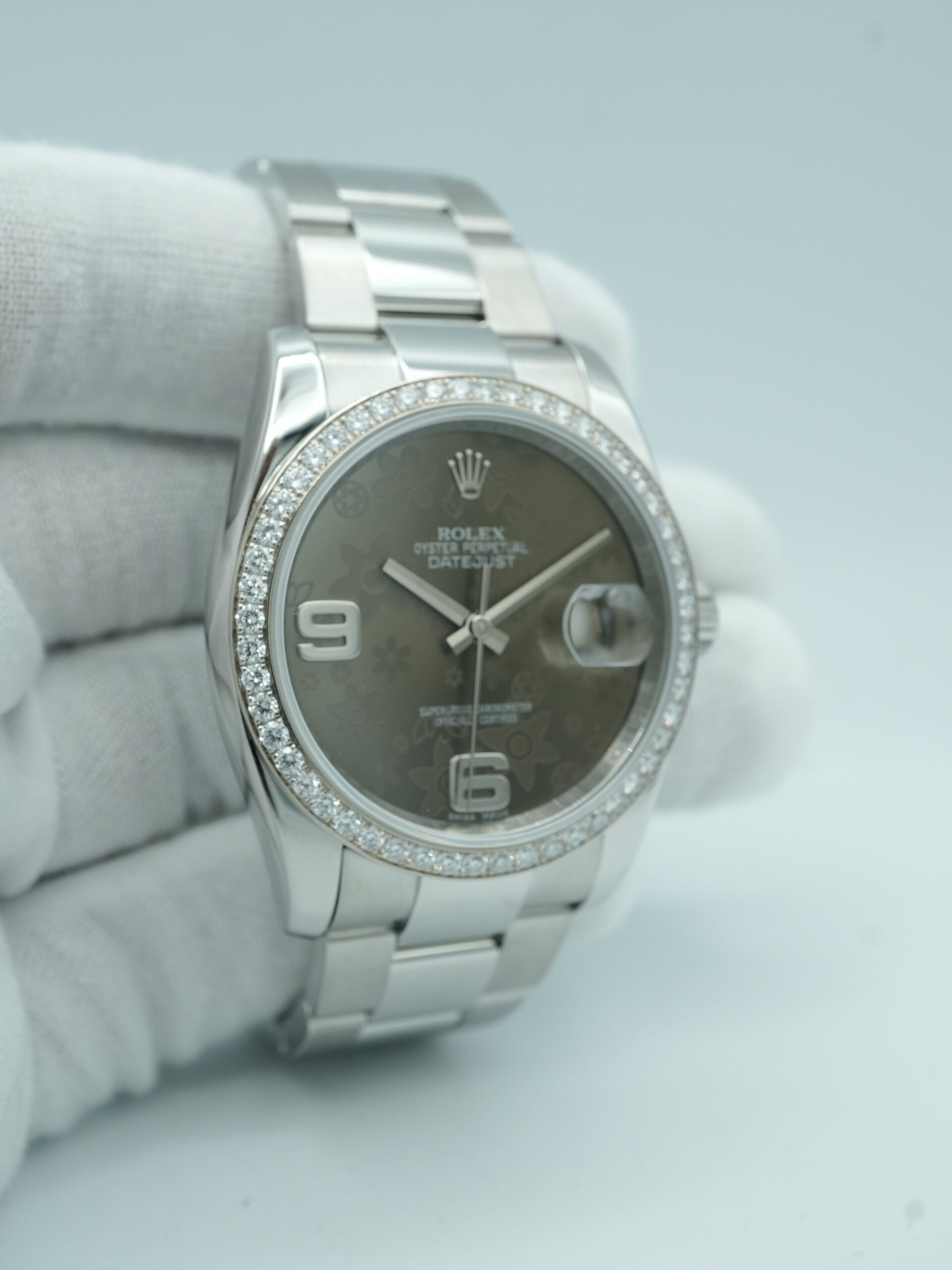 Rolex Datejust 36 mm / Floral Diamond – Oyster - Imagem 4