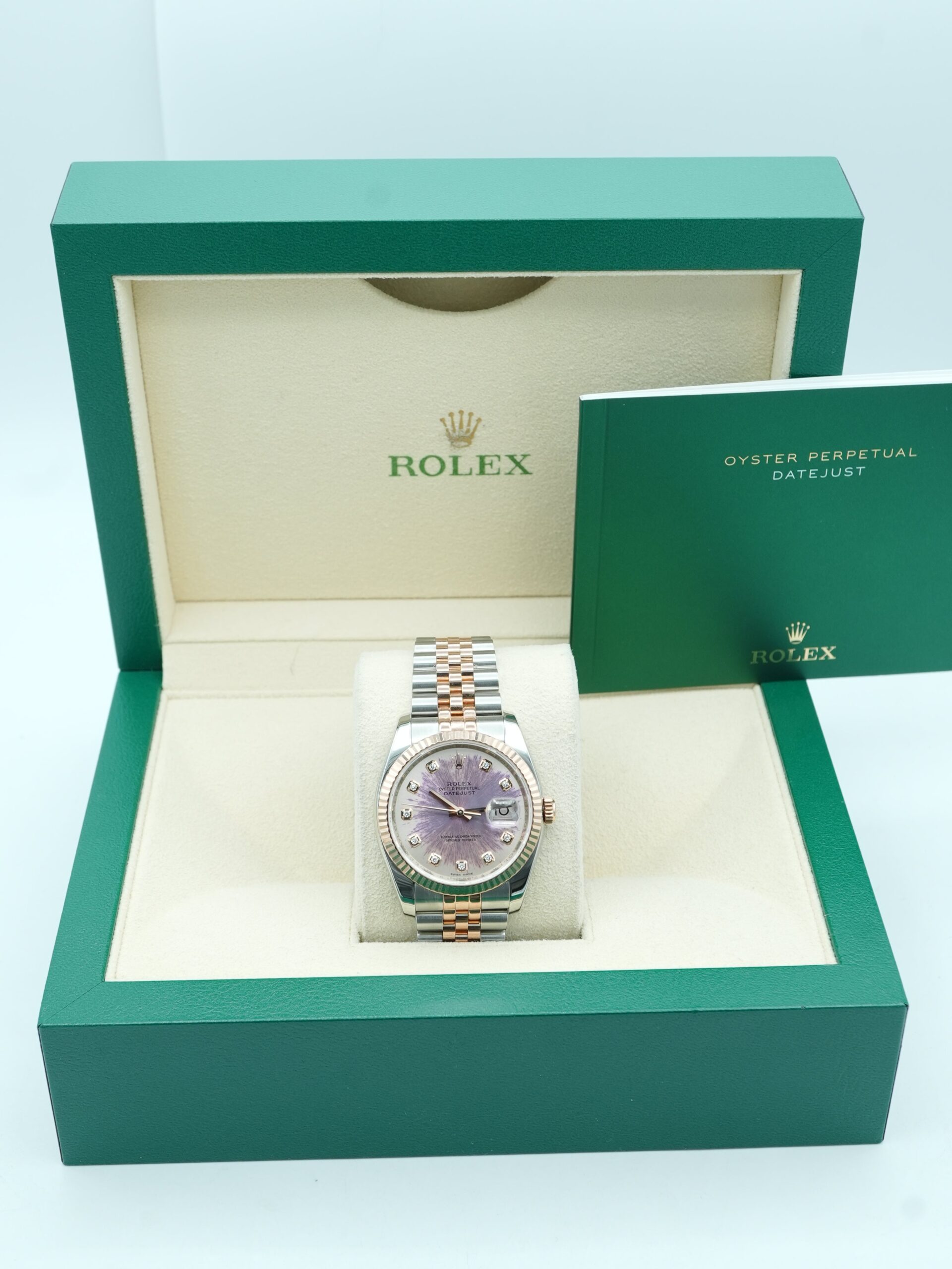 Rolex Datejust 36 mm / Rose Gold Diamond – Jubilee – Bild 2