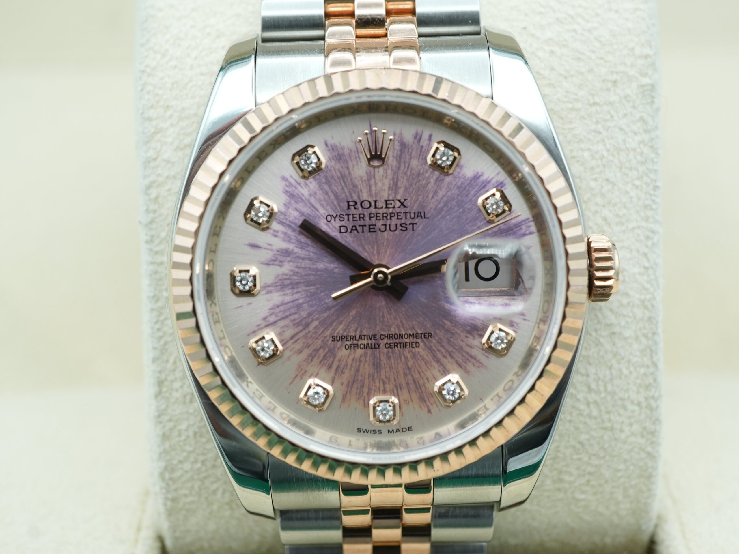 Rolex Datejust 36 mm / Rose Gold Diamond – Jubilee – Bild 3