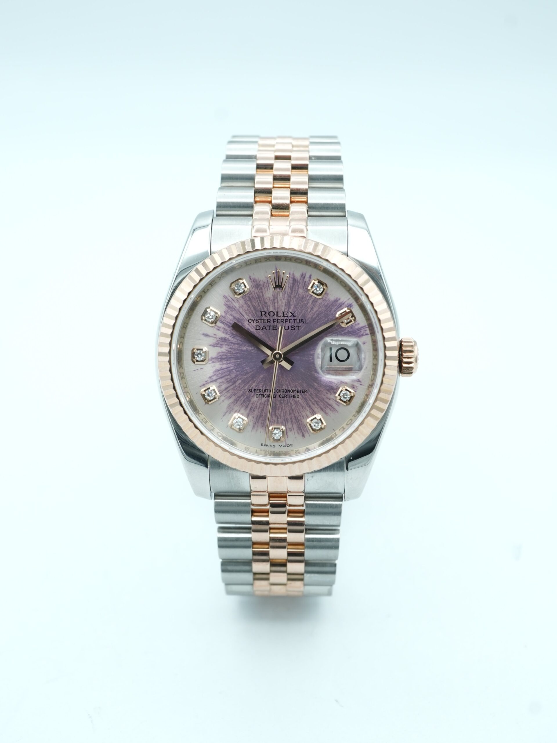 Rolex Datejust 36 mm / Rose Gold Diamond – Jubilee – Bild 4