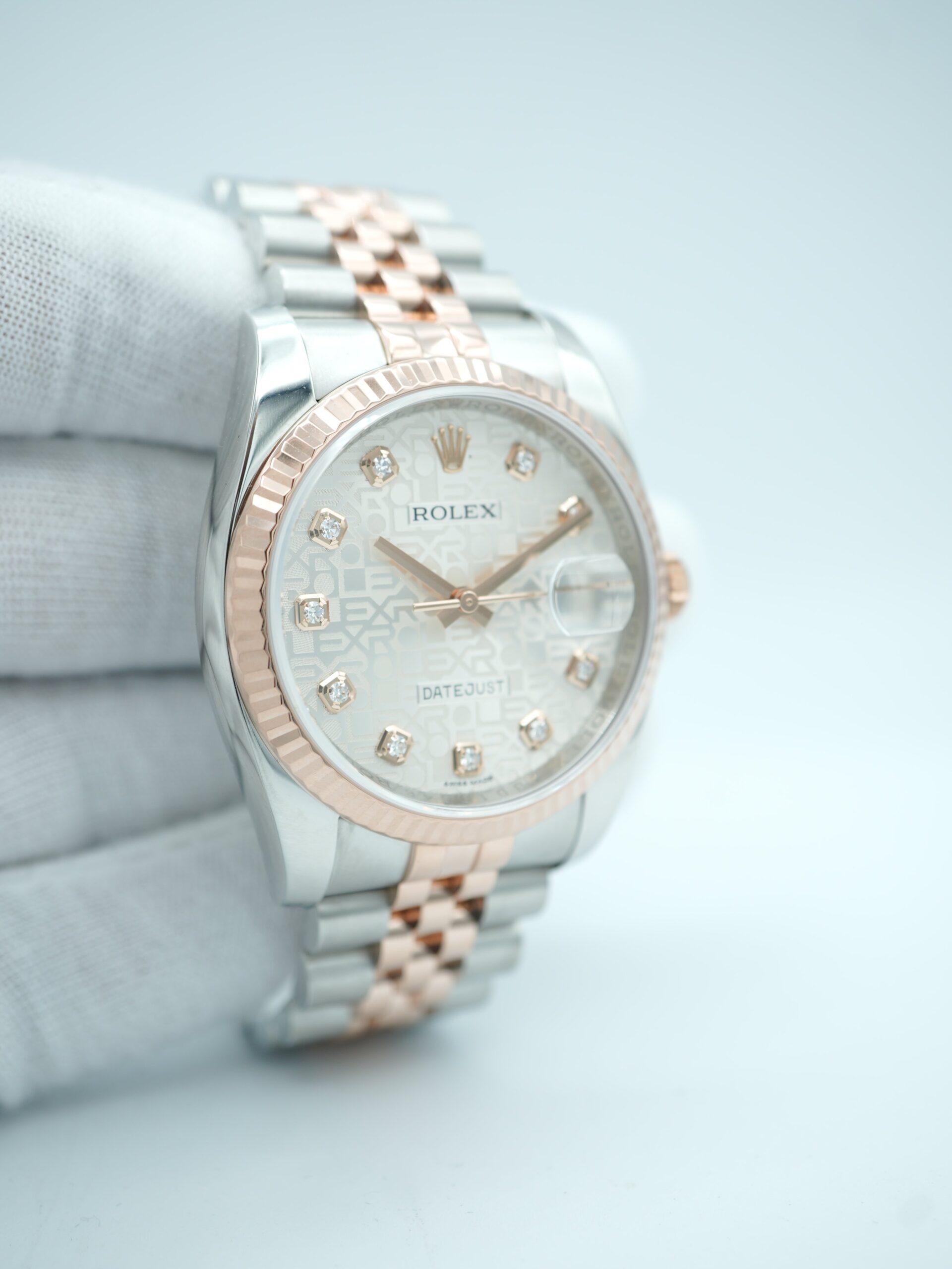 Rolex Datejust 36 mm / Silver Jubilee Diamond – Oyster - Imagem 4