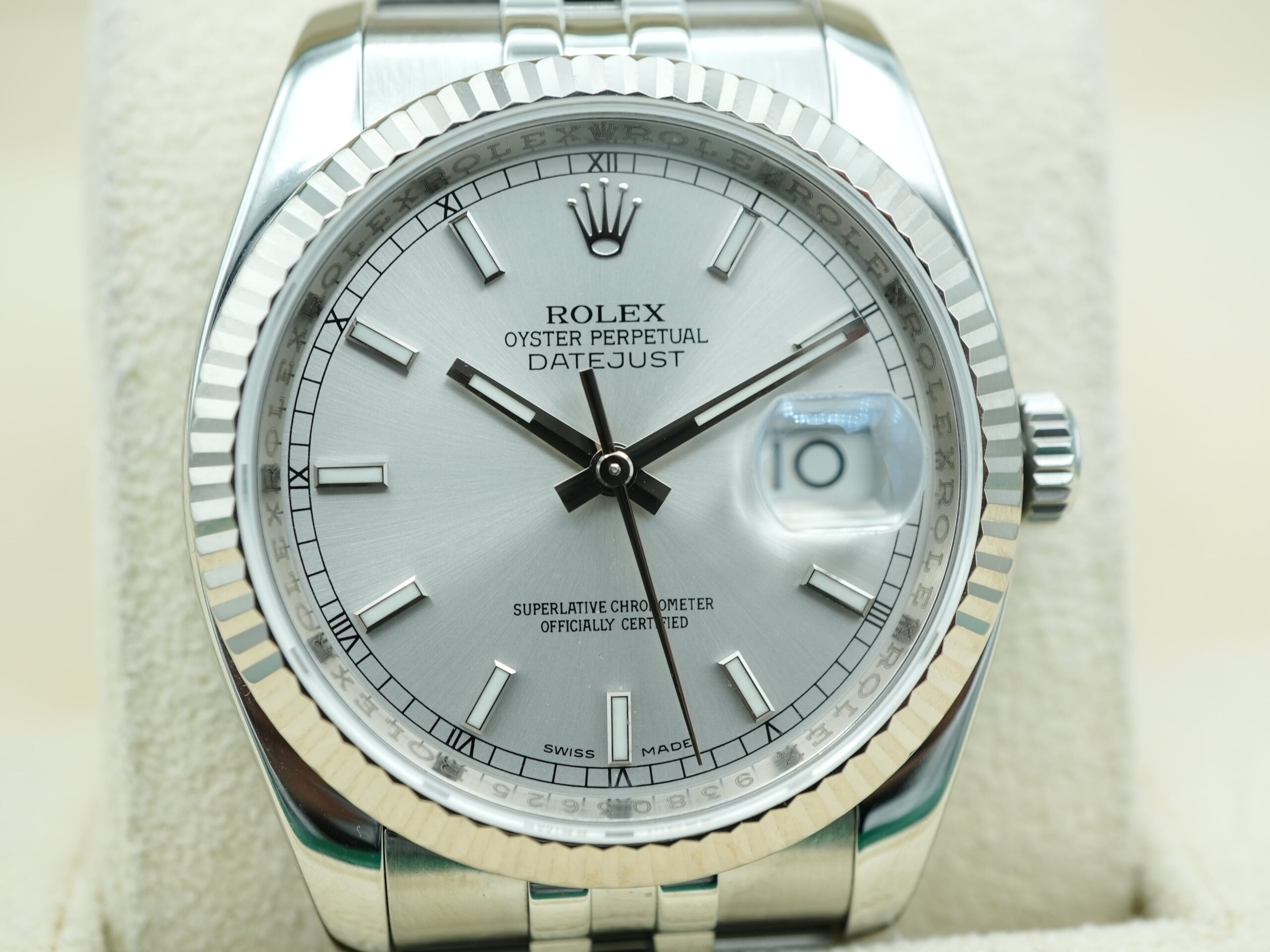 Rolex Datejust 36 mm / Silver – Jubilee - Imagem 3