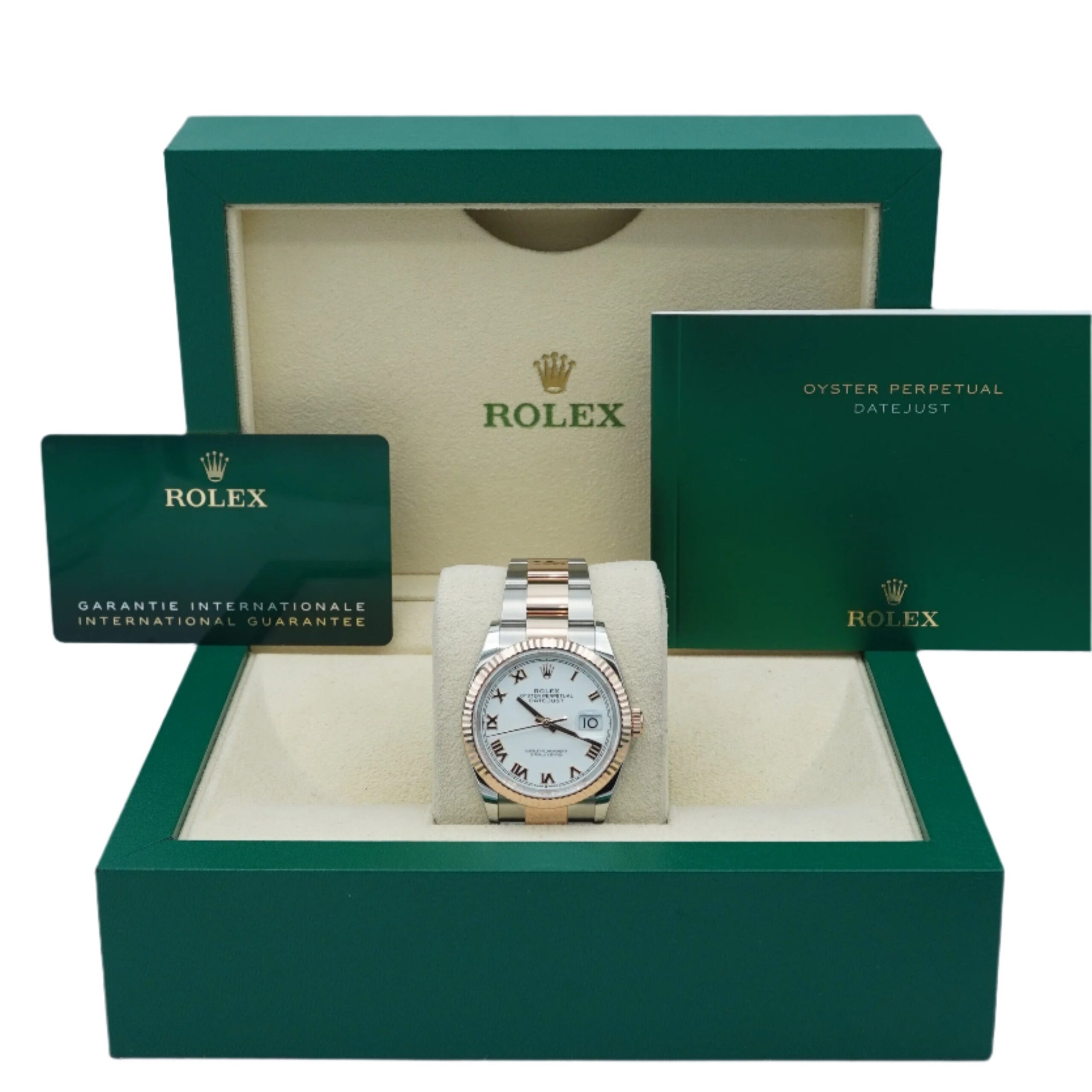 Rolex Datejust 36 mm / White Roman – Oyster - Imagem 2