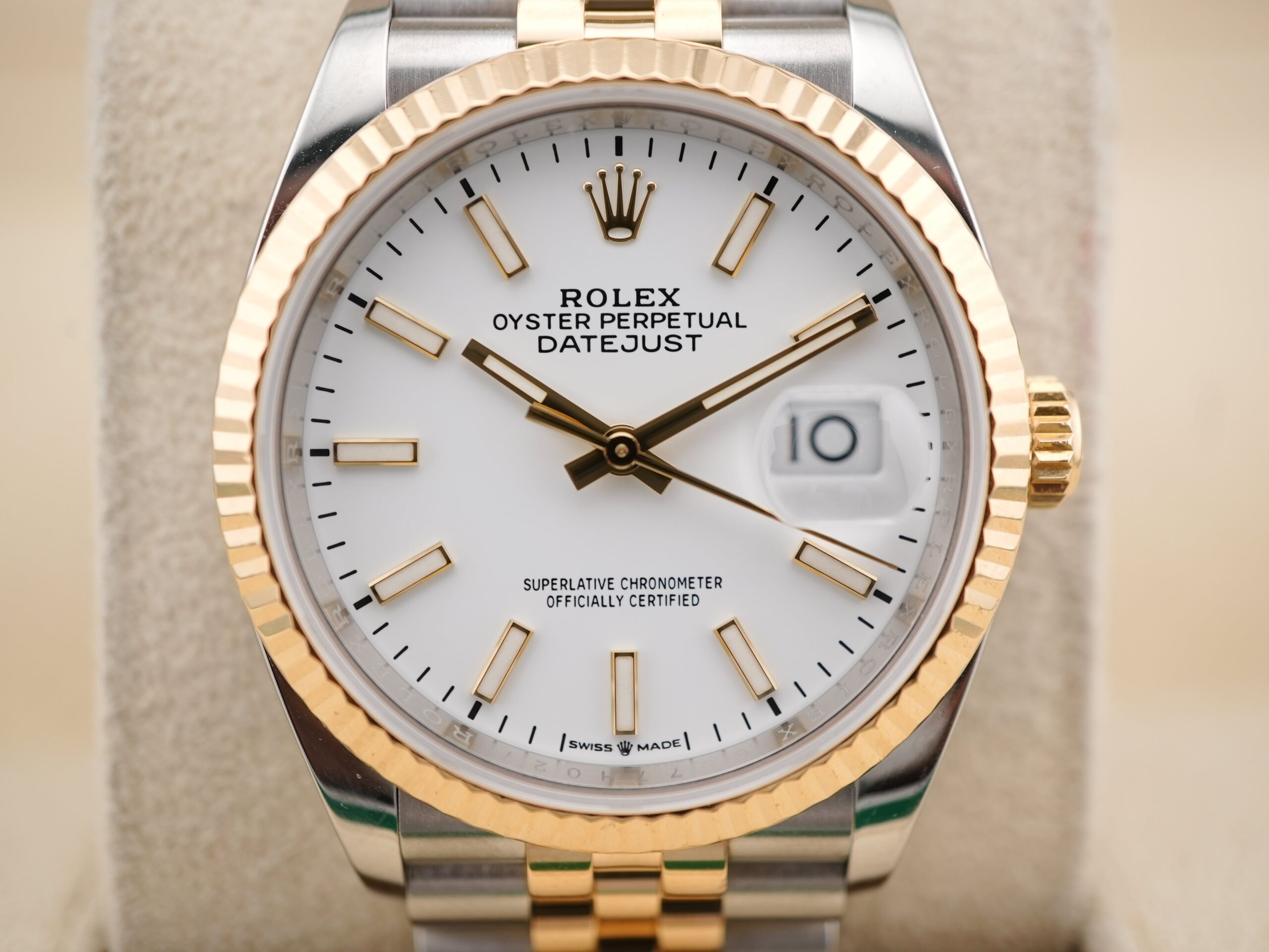 Rolex Datejust 36 mm / White – Jubilee - Imagem 3