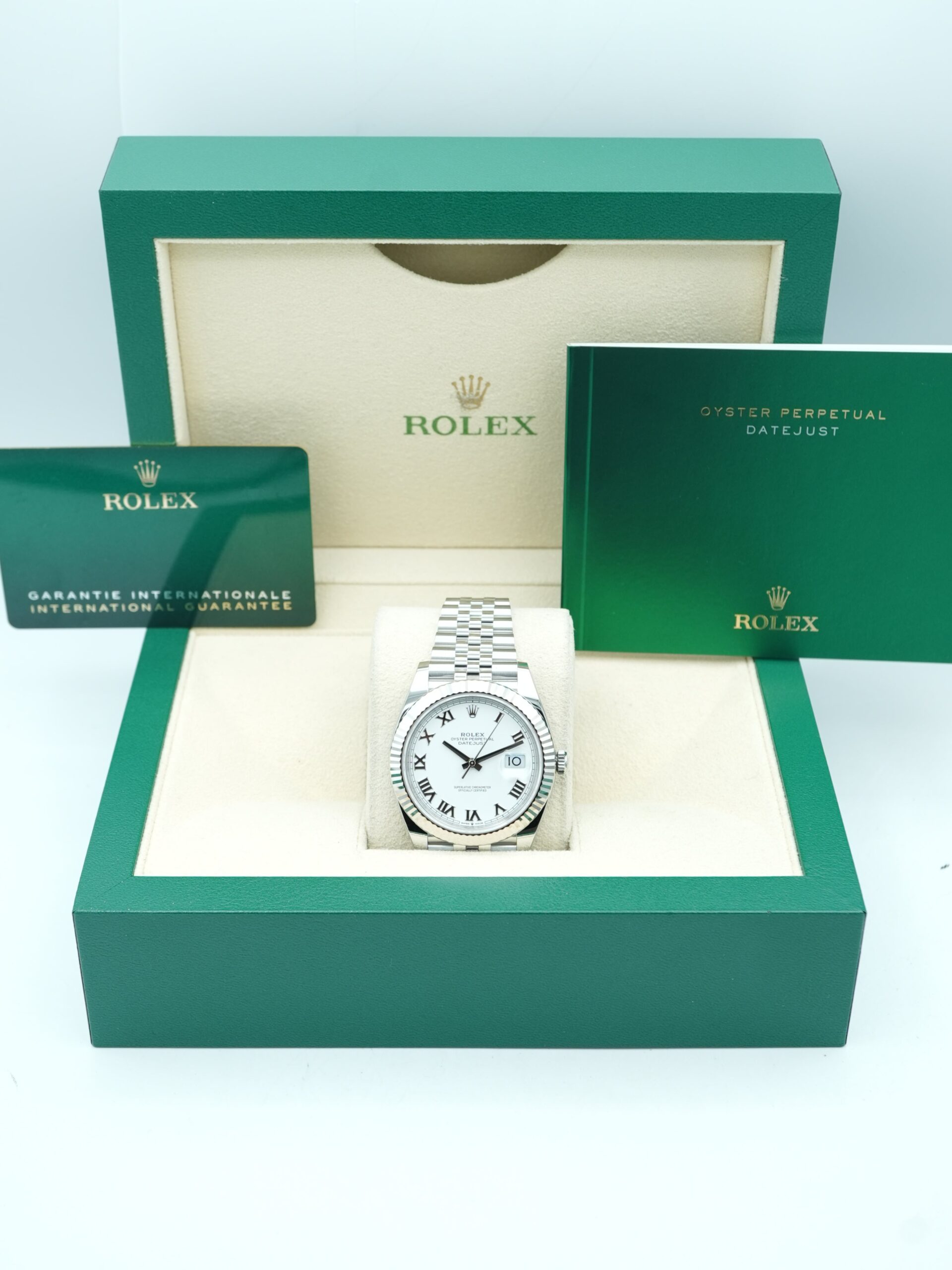 Rolex Datejust 41 mm / White Roman – Jubilee - Imagem 2