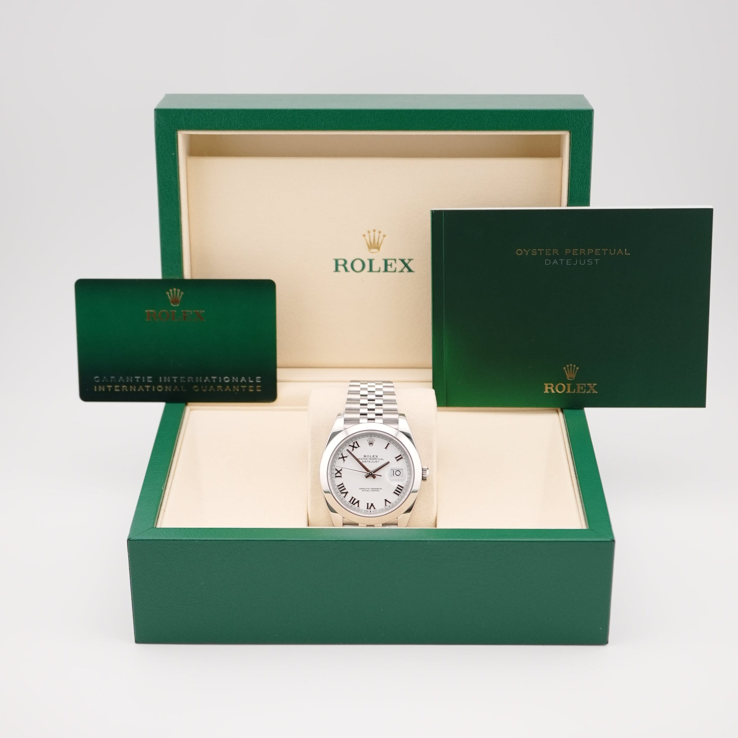 Rolex Datejust 41 mm / White Roman – Jubilee - Imagem 2