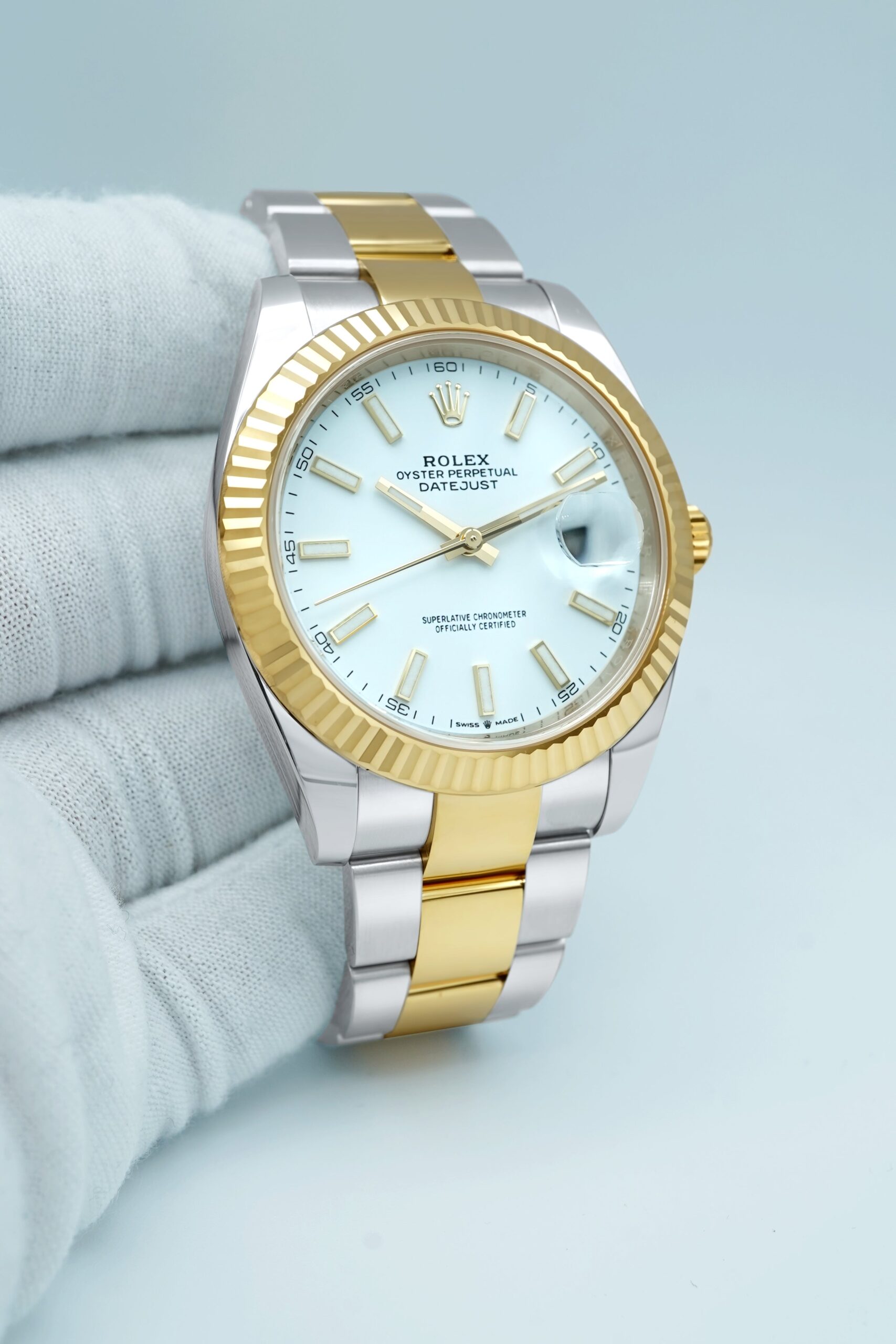Rolex Datejust 41 mm / White – Oyster - Imagem 3