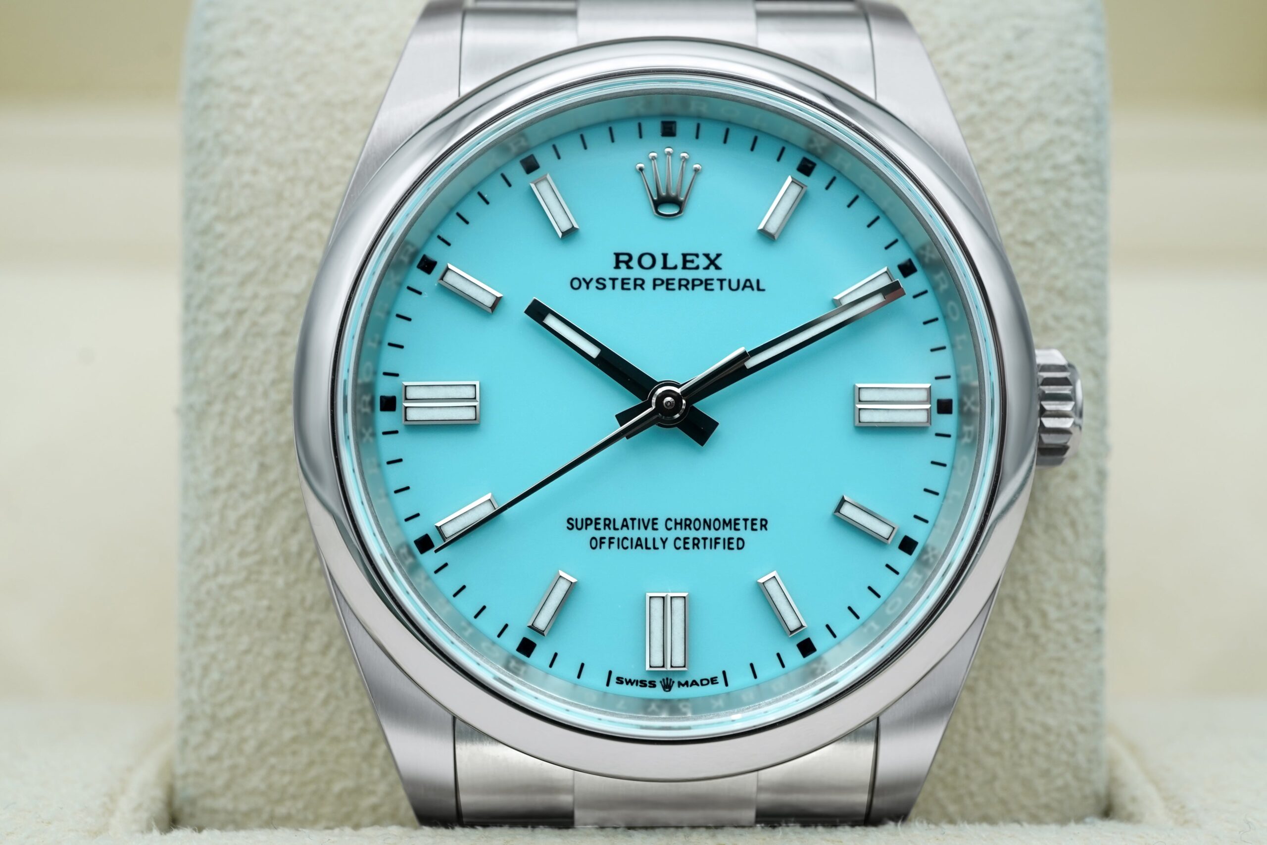 Rolex Oyster Perpetual 36 mm / Turquoise – Oyster - Imagem 4